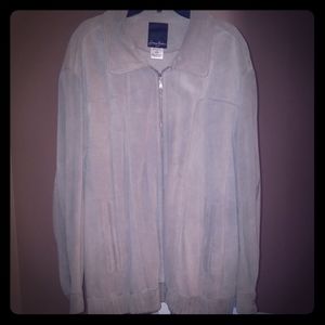 Sean Jean Vintage Seude Bomber Jacket